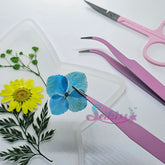 Tweezers and Scissor Set for Craft- Pink